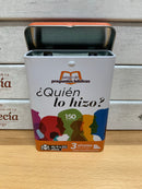 Juego de preguntas bíblicas 150 ?quien lo hizo? caja de metal