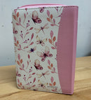 Bíblia tamaño bolsillo riena Valera 1960 con cierre mariposa rosa índice 8 puntos