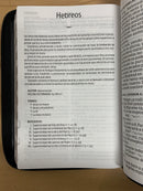 Biblia de letra súper gigante 19 puntos riena Valera 1960 cierre índice semipiel negro