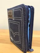 Bíblia de mezclilla para jóvenes TamaÑo bolsillo reina Valera 1960 con índice