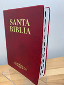 Bíblia antigua version 1909 reina valera  letra grande vinilo con índice