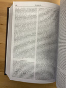 Biblia del ministro NBLA Ultrafina, Colección , Azul, piel genuina de cabra letra grande