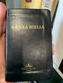 Mini Bíblia tamaño bolsillo reina Valera 1960 con lupa imitación piel