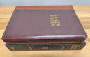 Bíblia de letra súper gigante para hombres reina Valera 1960 cierre índice piel caoba 17 puntos