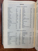 Bíblia latinoamericana católica tapa dura con índice verde