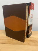 Bíblia de estudio holman rv1960chocolate terracota con índice