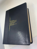 Bíblia de estudio diario vivir letra grande 11 puntos Reina Valera 1960 piel negro