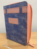 Bíblia Jeans para jovencitas Reina Valera 1960 cierre índice letra 10 puntos