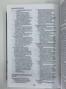 Bíblia de referencia Thompson Reina Valera revisada azul marino índice