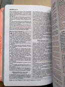 Bíblia reina Valera  1960 para regalos y premios regalos rosado imitacion de piel