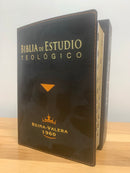 Bíblia de estudio teológico Riena Valera 1960 con índice imitación de piel
