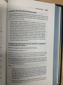 Bíblia para el ministro Nbla piel genuina de cabra azul marino LETRA GRANDE REFENCIAS