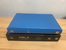 Biblia del ministro NBLA Ultrafina, Colección , Azul, piel genuina de cabra letra grande