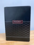 Bíblia de letra grande Reina Valera 1960  TAMANO manual negro cierre Indice