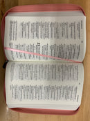 Bíblia Nvi letra grande para mujer cierre rosa y fuscia 11 puntos