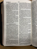 Bíblia de letra gigante reina Valera 1960 duotone  negro y cafe tamano manual cierre 14 puntos
