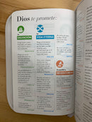 Bíblia  para jovencitas reina valera 1960 cierre de tela letra grande flores 12 puntos