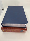 Bíblia de referencia Thompson Reina Valera revisada azul marino índice