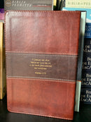 Bíblia del pescador letra grande Reina Valera 1960 piel caoba con índice letra 11 puntos