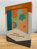 Bíblia para mujer letra gigante REIENA VALERA 1960 semipiel indice floral 14 PUNTOS