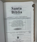 Bíblia letra grande antigua versión 1909 tamaño manual 12 puntos índice