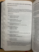 Bíblia del ministro Reina Valera 1960 piel fabricada con índice negro