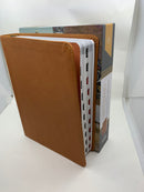 Biblia ilustrada de la Tierra Santa, café símil piel con índice / RVR 1960 holman