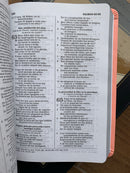 Bíblia reina Valera  1960 para regalos y premios regalos rosado imitacion de piel