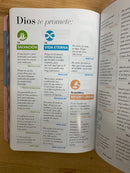 Bíblia para mujer letra grande Reina valera 1960 piel imitación  ROSA GRIS 12 puntos índice