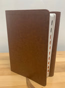 Bíblia de estudio tras las huellas del mesías reina Valera 1960 marrón con índice