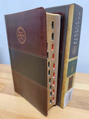 Bíblia peshitta traducción de los antiguos manucristos arameos piel fabricada índice