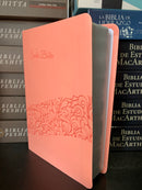 Bíblia reina Valera  1960 para regalos y premios regalos rosado imitacion de piel