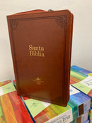 Bíblia de estudio arcoíris Reina Valera 1960 simipiel bronce índice