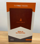 Bíblia Reina Valera ultrafina con referencias Reina Valera 1960 piel fabricada índice