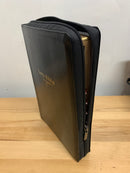 Biblia de letra súper gigante 19 puntos riena Valera 1960 cierre índice semipiel negro