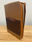 Bíblia letra grande tamaño manual Reina Valera 1960 cierre índice 12 puntos café