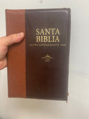 Bíblia de letra gigante gigante Reina Valera 1960 cierre índice 19 puntos café marrón