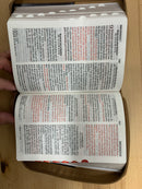 Bíblia letra grande 11 puntos tamaño portátil Reina Valera 1960 Agiila cierre índice