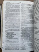 Bíblia de letra súper gigante riena Valera 1960 con índice piel imitación letra 17 puntos concordancia