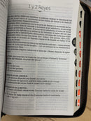 Bíblia de letra gigante reina Valera 1960 cierre índice simipiel concordancia 14 puntos