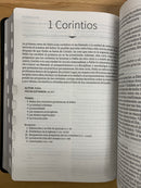 Bíblia de letra gigante Nvi piel fabricada con índice negro 14 puntos