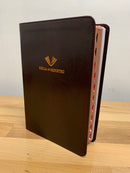 Bíblia del ministro letra grande reina Valera simipiel con índice