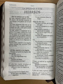 Bíblia  letra grande Riena Valera 1960  tamaño manual cierre para mujeres fuxcia índice