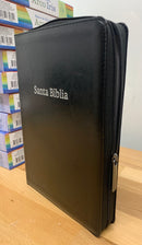 Bíblia de letra gigante Reina Valera 1960 simipiel piel negro índice