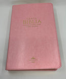 Bíblia para mujer letra grande 12 puntos rosa reina Valera 1960 indice