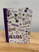 Bíblia para jovencitas Reina 1960 tamaño bolsillo tela índice lila palabras de vida