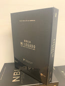 Bíblia mi legado  Nbla premier  piel genuina de cabra negro nueva biblia de las americas