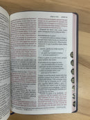 Bíblia de letra gigante Ntv edición clásica sentipiel azul con índice