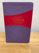Bíblia para mujer letra grande 12 puntos rv1960 índice biótono morada índice