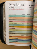 Bíblia letra grande 11 puntos leon gris  tamano portatil  rv 1960 cierre índice 11 puntos